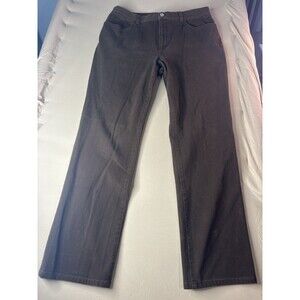 RALPH LAUREN CHAPS WOMEN’s STONEWASHED JEANS SIZE 14 BLACK 5 POCKET